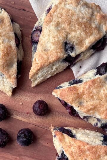 blueberry scones