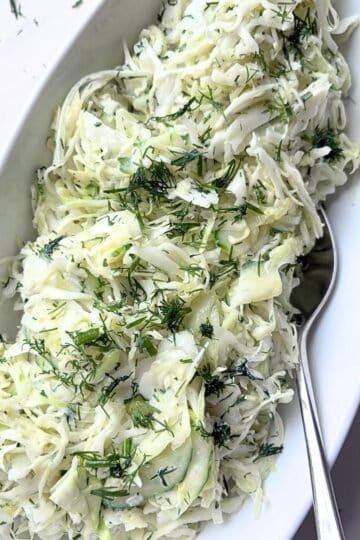 cucumber and cabbage salad