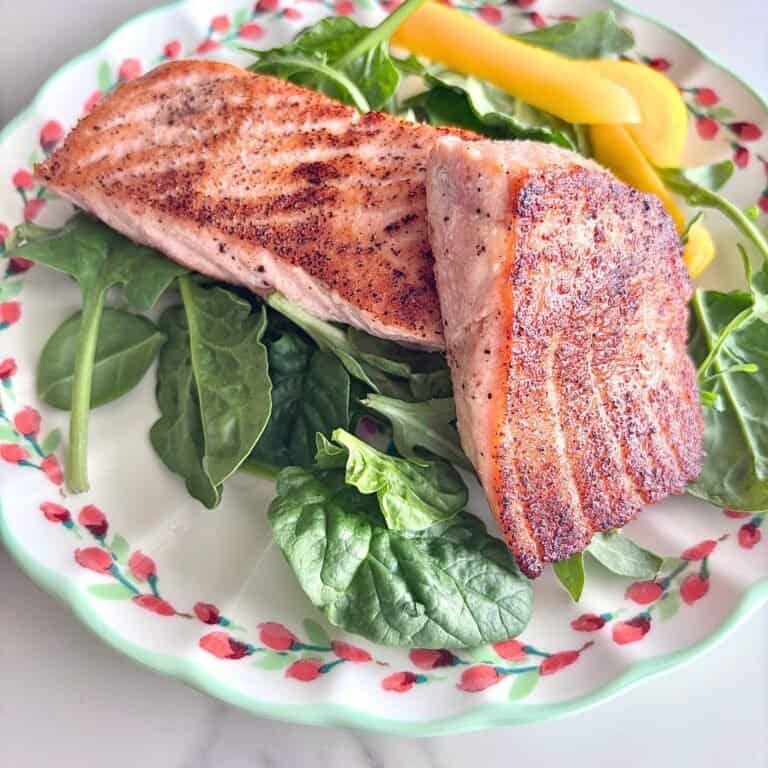 Easy Pan Fried Salmon Recipe - inthekitchenwithinna.com