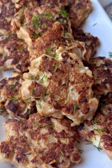 easy chicken fritters