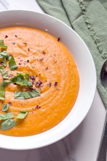 butternut squash carrot soup recipe
