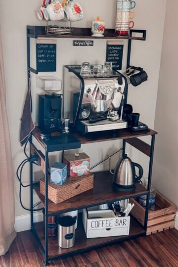 coffee station at home