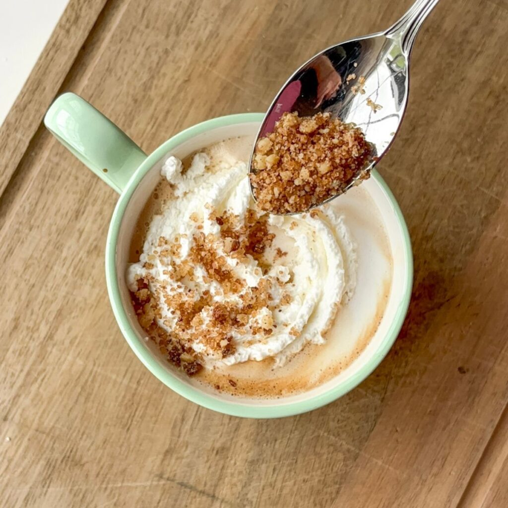 Better Than Starbucks Chestnut Praline Latte - inthekitchenwithinna.com