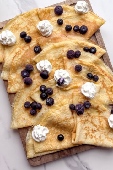 sourdough crepes recipe